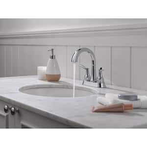 Faryn 4 in. Centerset Double-Handle Bathroom Faucet in Polished Chrome