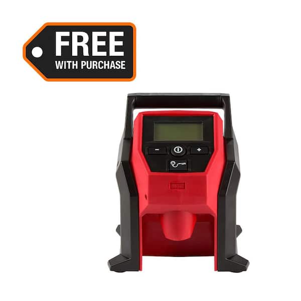 M12 12-Volt Lithium-Ion Cordless Electric Portable Inflator (Tool-Only)