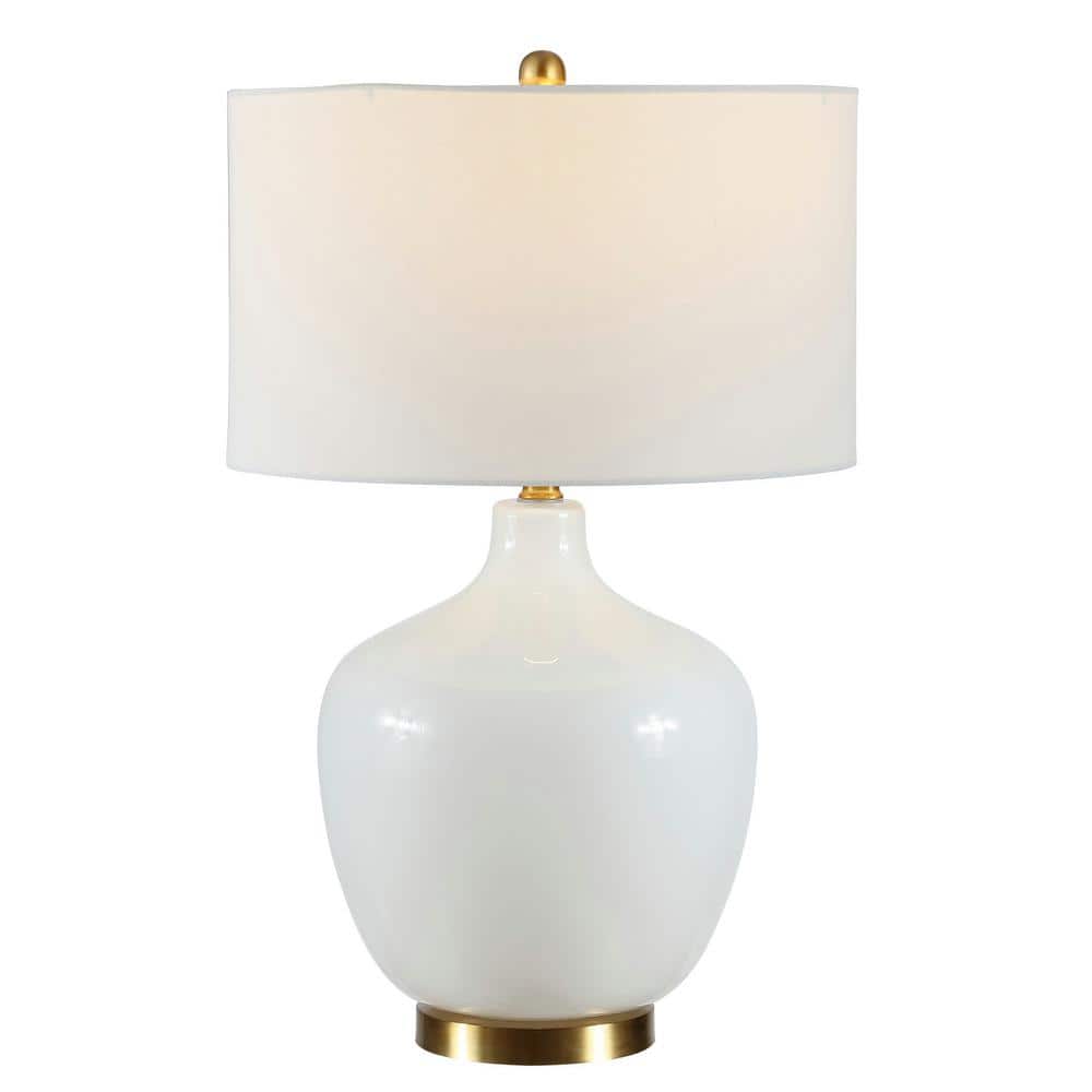 Eugenie Antique White Gourd Glass Table Lamp