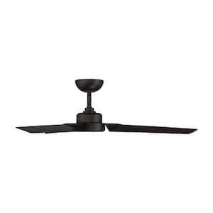 Roboto 52 in. Smart Indoor/Outdoor Oil Rubbed Bronze 3-Blade Standard Ceiling Fan +Remote