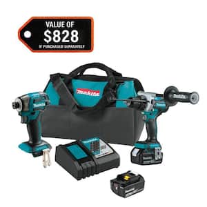 Makita 18V LXT Brushless 2 Pc. Combo Kit with ImpactXPS 10 Pc