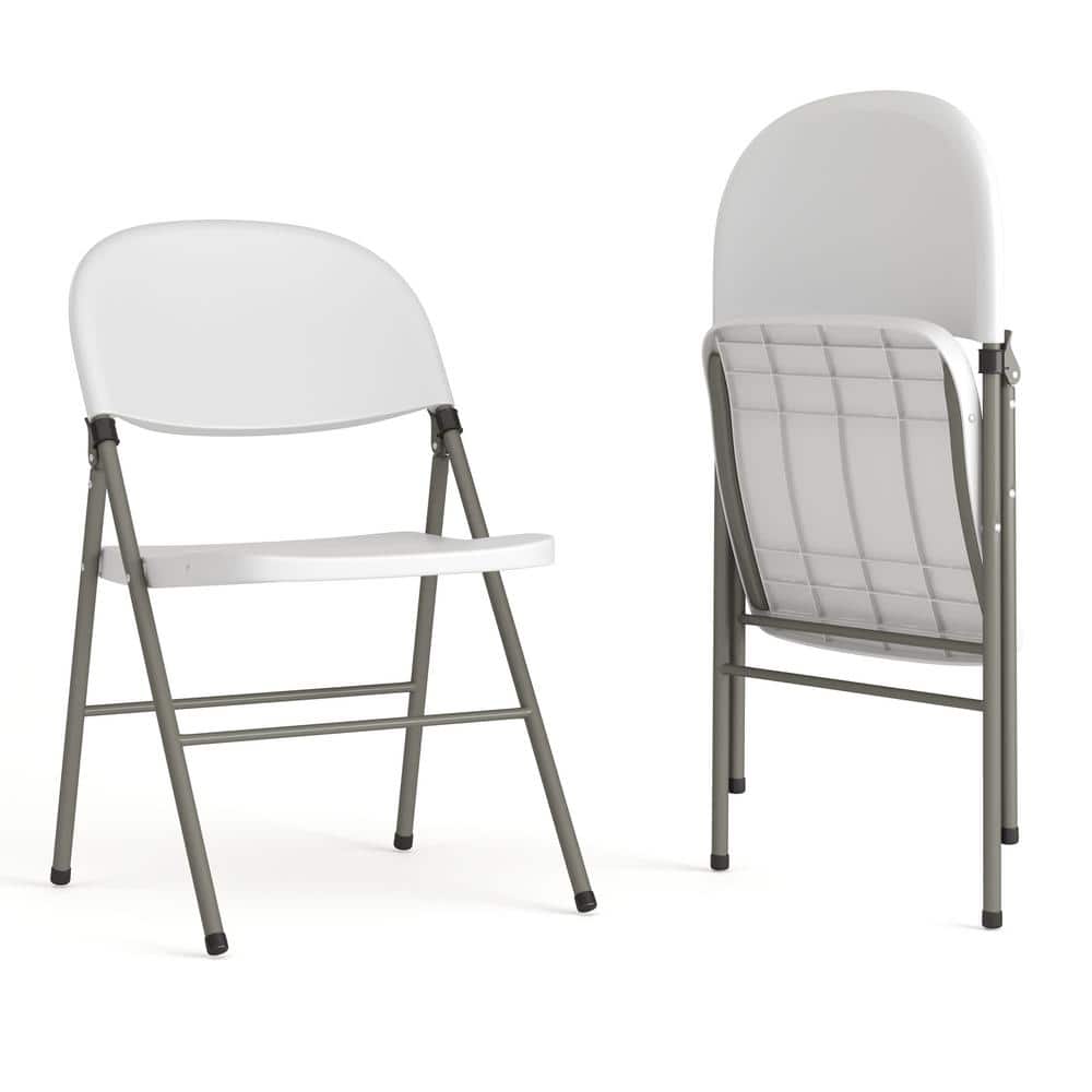 White Metal Folding Chair (2-Pack) price history on PriceWatchPro