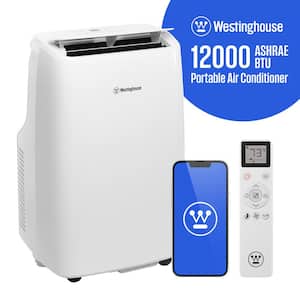 7,200 BTU Portable Air Conditioner Cools 550 Sq. Ft. with 3-in-1 Operation in White