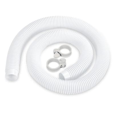 Above Ground Heavy Duty Flexible White Hose 1-1/4 in Diameter, 20 ft - Pool  Supplies Superstore