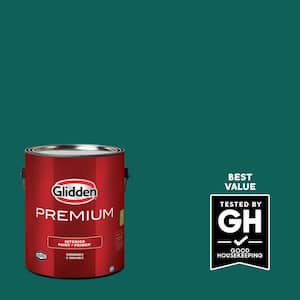 Glidden Premium 1 gal. PPG1142-7 Empress Teal Eggshell Interior