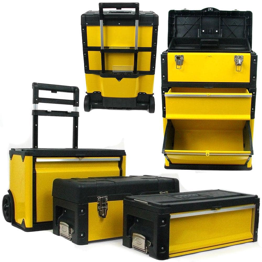 Stalwart Oversized Portable Tool Chest-3 Tool Boxes