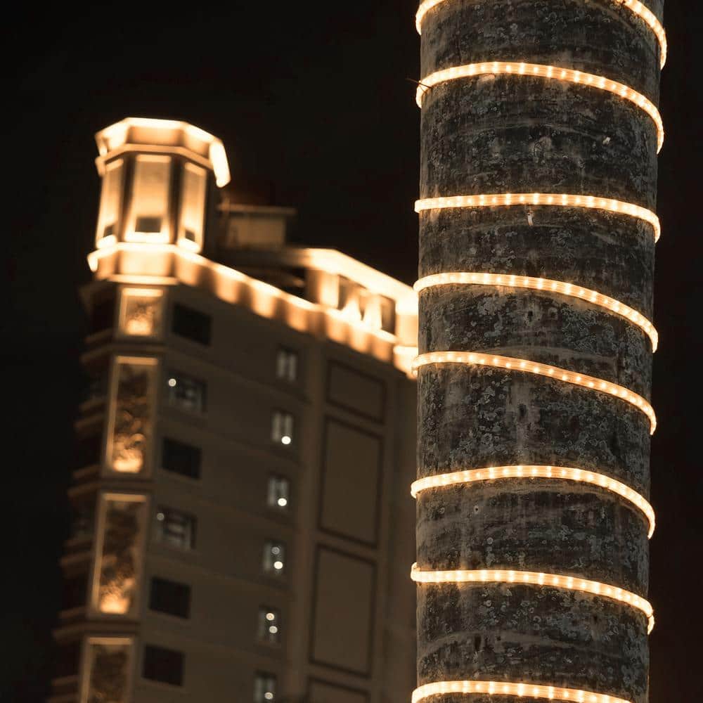 150ft Warm White LED Rope Light Spool with 1800 Lights