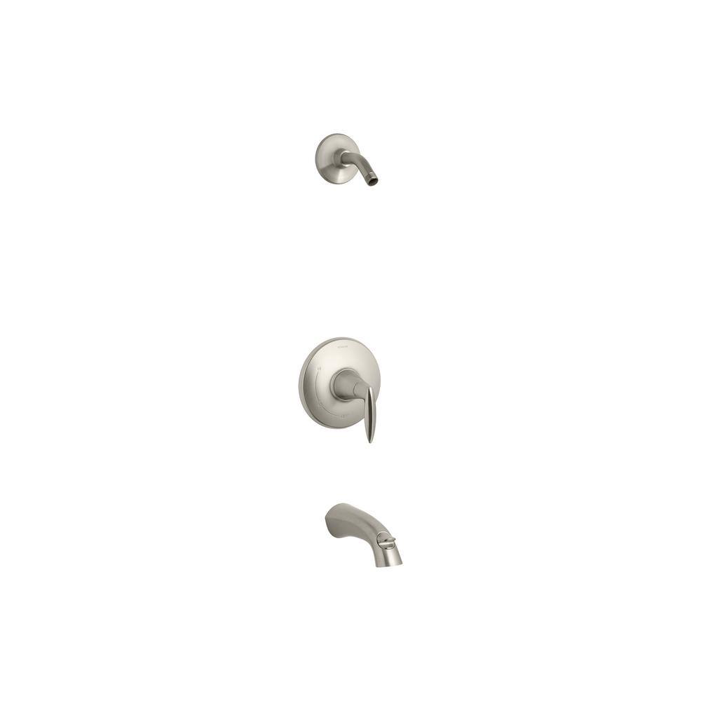 KOHLER Alteo 1Handle Tub and Shower Trim in Vibrant Brushed Nickel