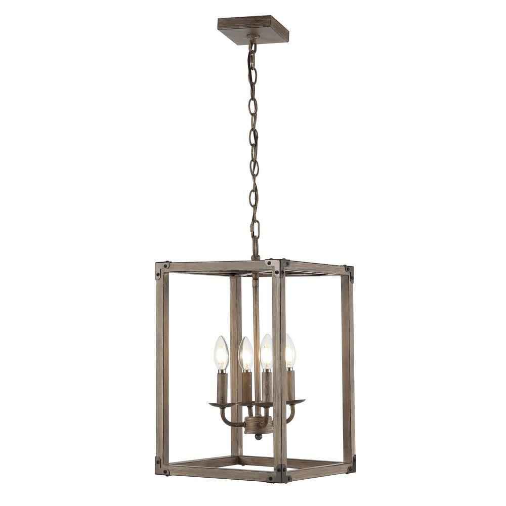 Magnolia Rustic 12" Farmhouse Iron LED Pendant - Oil-Rubbed Bronze