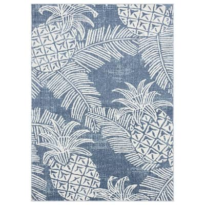  sapsisel Patio Rug Plastic Straw Rug 5' x 7', Outdoor