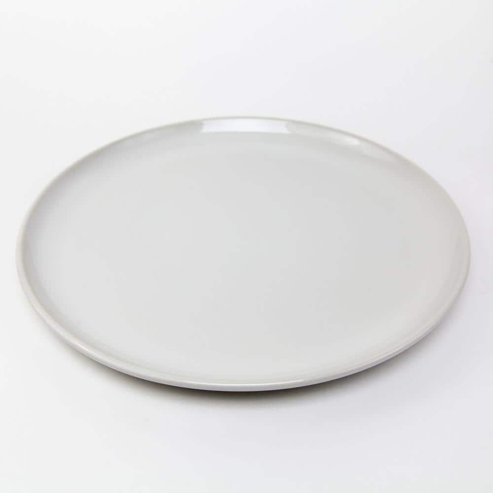 La Marsa Stoneware Dinner Plate, Pearl (4/Set)