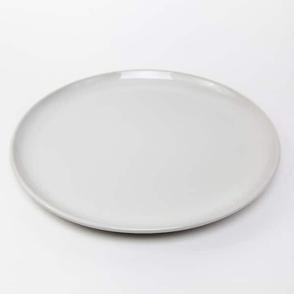 Unbranded La Marsa Stoneware Dinner Plate, Pearl (4/Set)