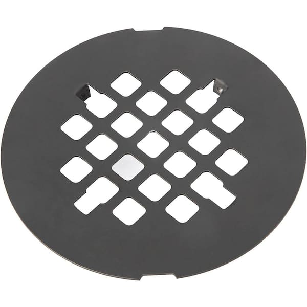 Dyiom Recessed Shower Hood, Round Shower Drain Filter Grid, Replacement Cap for Durability