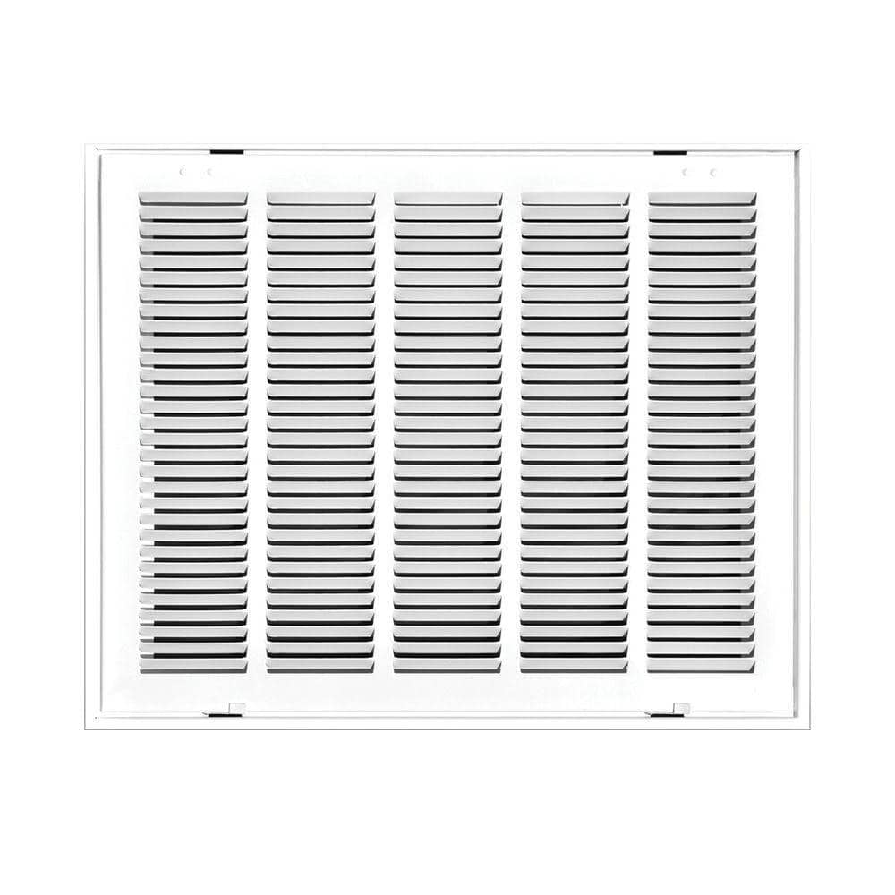 Everbilt - 20 in. x 20 in. White Return Air Filter Grille