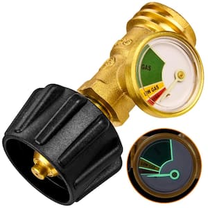Propane Gas Meter Gauge Level Indicator with Glow-in-the-Dark Dial