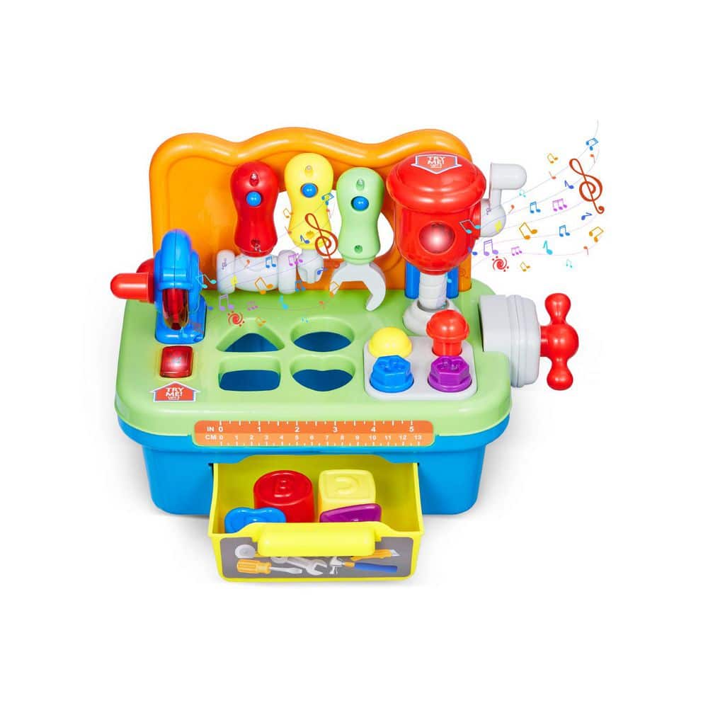 VEVOR Musical Workbench Toy, Sounds & Lights, Musical