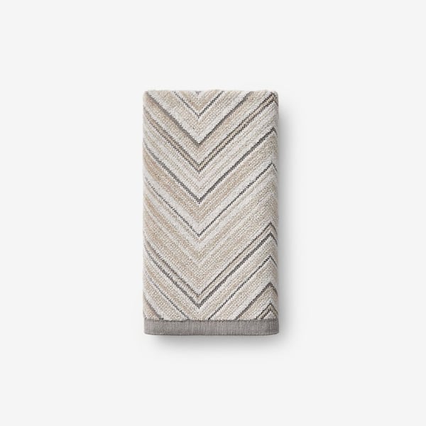 Legends Hotel Chevron Beige Multi Cotton Single Hand Towel
