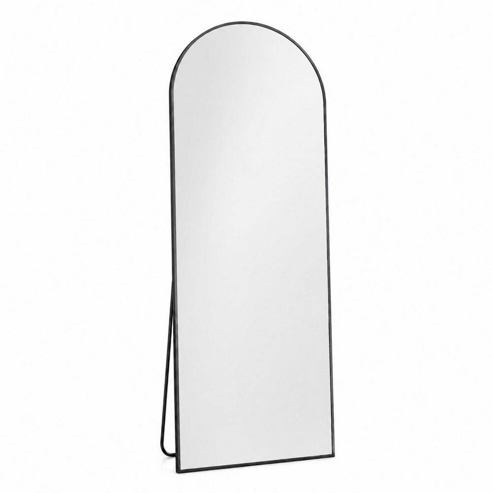 26 in. W x 71 in. H Black Arched Full Length Floor Mirror, Aluminum Frame Standing Leaning Wall Mirror price history on PriceWatchPro