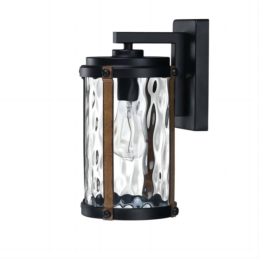 1 Light Industrial Matte Black Metal Wall Sconce price history on PriceWatchPro