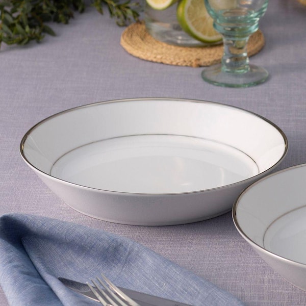 Noritake Noritake Spectrum 9.75 in., 43 oz. (Platinum) Porcelain