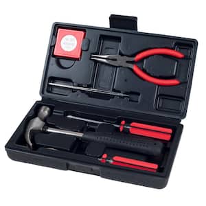 Multipurpose Car and Office Black Tool Kit (7-Piece)