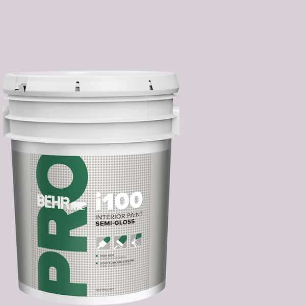 BEHR PRO 5 gal. #670E-3 Lilac Mauve Semi-Gloss Interior Paint
