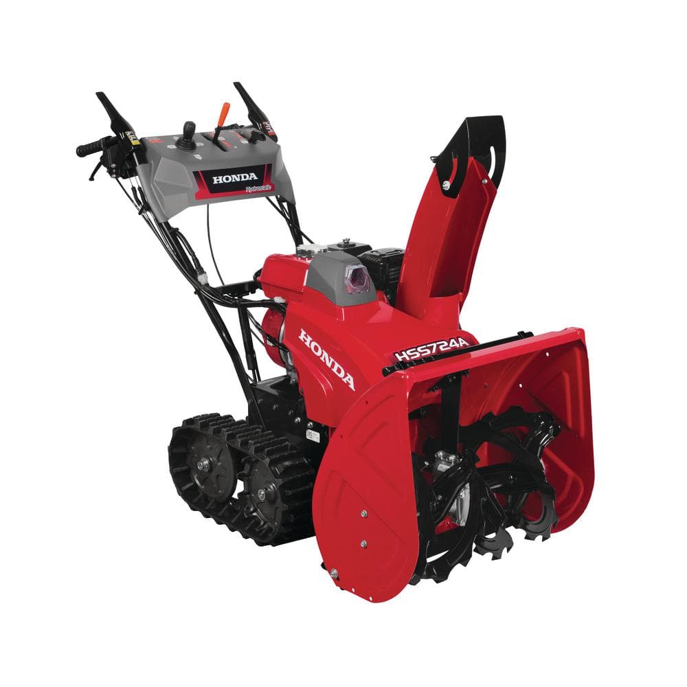 Honda 24 in. Two-Stage Hydrostatic Track Drive Gas powered Snow Blower ...