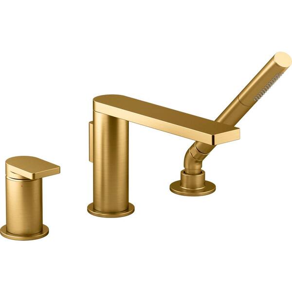 KOHLER Composed Single-Handle Deck-Mount Roman Tub Faucet with ...