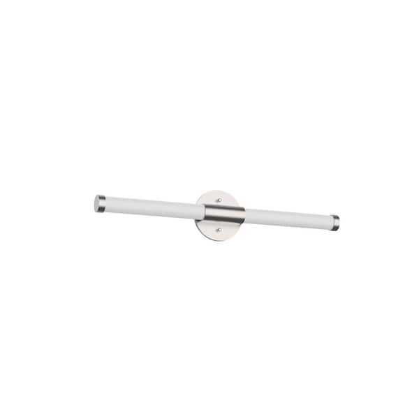 KUZCO Akari 24-in 1 Light 13-Watt Brushed Nickel Integrated LED Vanity Light