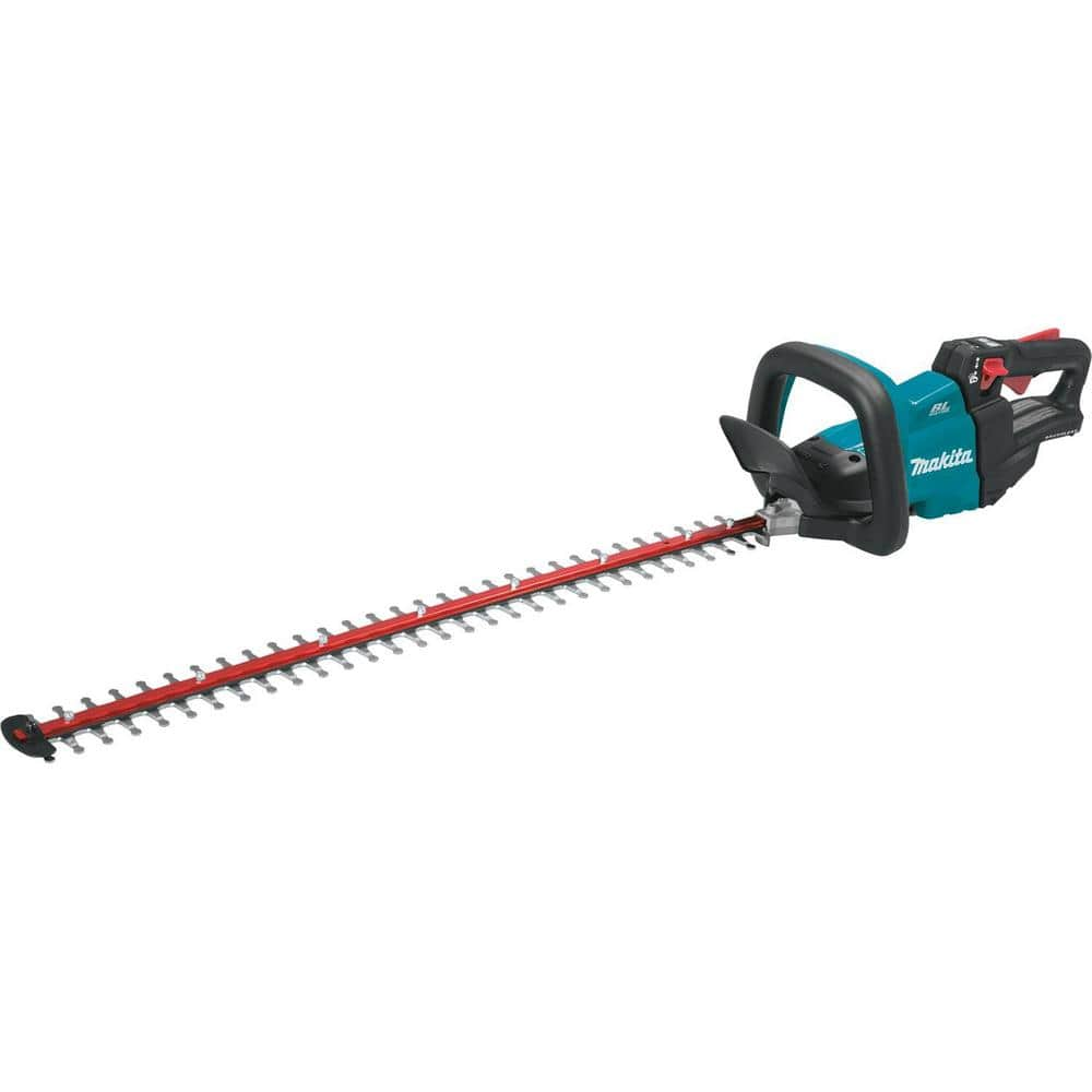 Makita XGT 40V max Brushless Cordless 30 in. Single-Sided Hedge Trimmer  (Tool Only) GHU05Z - The Home Depot