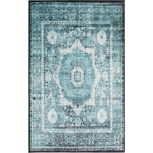 Imperial Lygos Turquoise 5' 0 x 8' 0 Area Rug