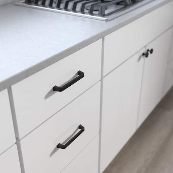 Classic Bell 5-1/16 in. (128 mm) Classic Matte Black Cabinet Drawer Bar Pull