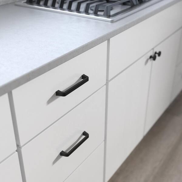 10-Pack Classic Bell 5-1/16 in. (128 mm) Classic Matte Black Cabinet Drawer Pulls