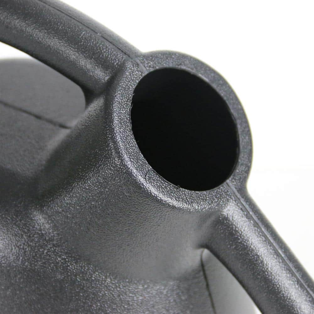 Chapin 2 Gallon Black Recycled Plastic Watering Can with White Nozzle