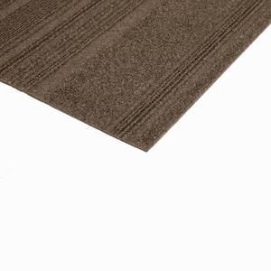 Adirondack - Espresso - Brown Commercial 24 x 24 in. Peel and Stick Carpet Tile Square (60 sq. ft.)