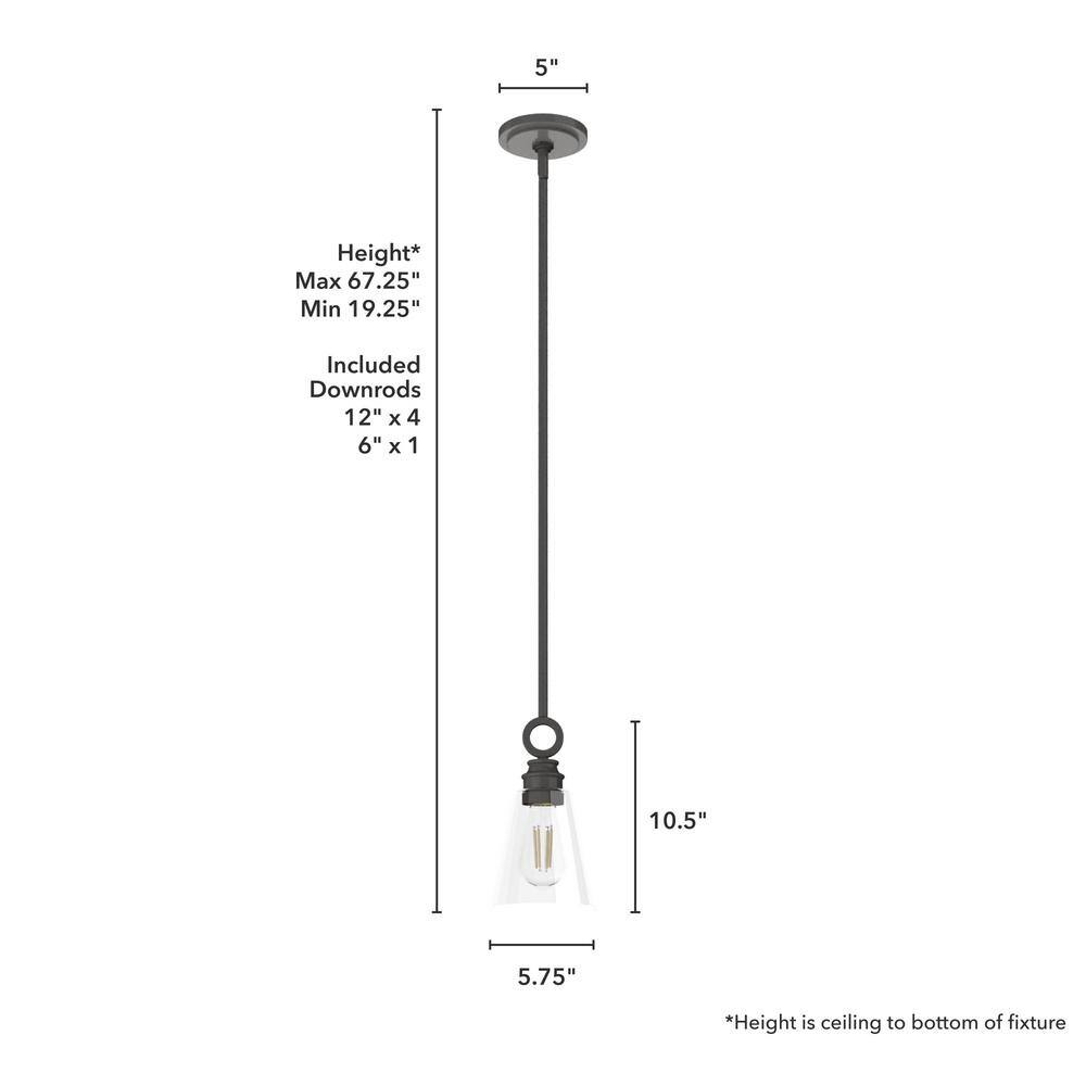Klein Noble Bronze Mini LED Glass Pendant Light