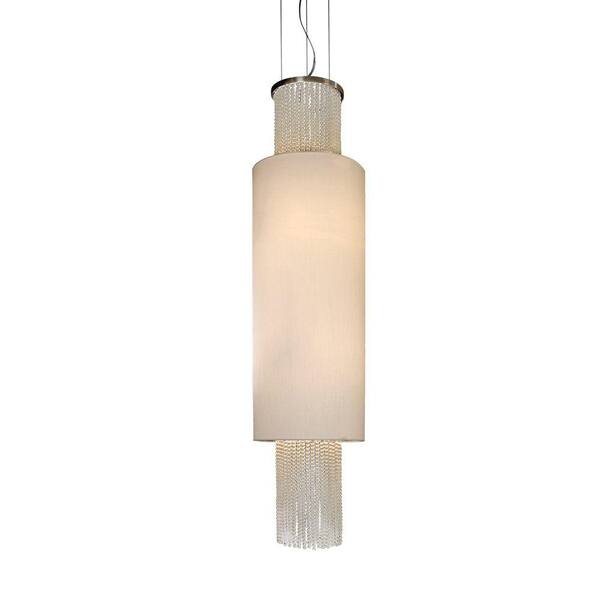 Filament Design Zora 2-Light Brushed Nickel Pendant