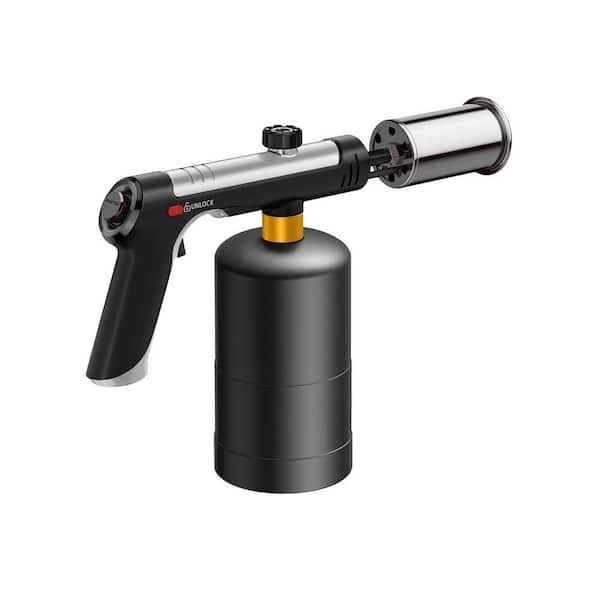 Propane Torch Head Metal Adjustable Valve Max Fire Safety Lock for Grilling Searing BBQ Campfire Starter 1-Piece