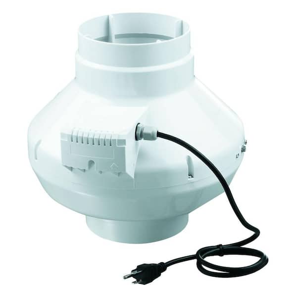 VENTS-US VENTS 235 CFM Power Whole House 5 in. In-Line Centrifugal Plastic Duct Fan