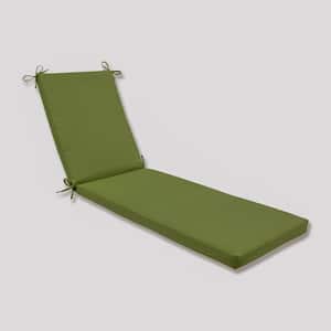 Solid 23 x 30 Outdoor Chaise Lounge Cushion in Green Forsyth