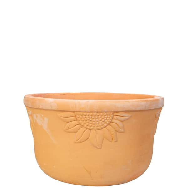 Unbranded 16 in. Terracotta Sunrise Planter