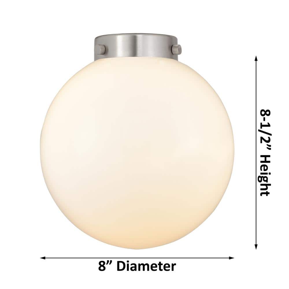 Edison Mini Globe Pendant Light in Brushed Brass with Clear Glass