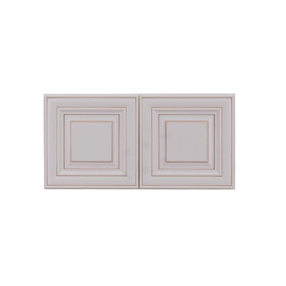 Princeton Assembled 24 in. x 12 in. x 12 in. Wall Cabinet with 2 Doors No Shelf in Creamy White price history on PriceWatchPro