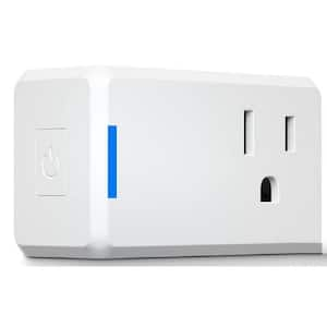 Smart Outdoor Plug YoLink 1/4 Mile World's Longest Range Smart Plug Work w/Alexa Google Assistant Ifttt Individual Control 2 Outlets IP44 Waterproof