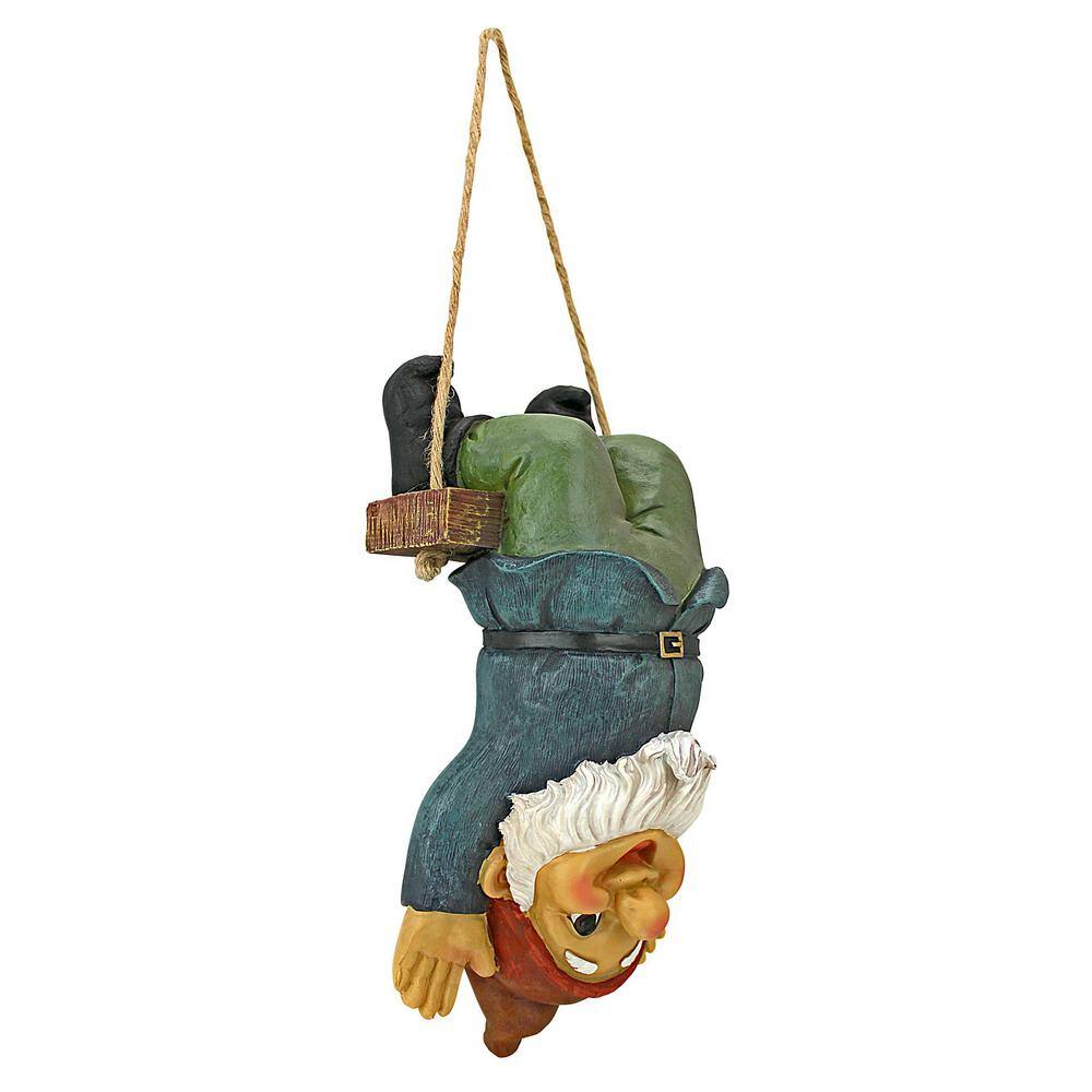 Alfie the Acrobat Gnome on Faux-Wood Swing