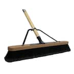 Quickie Job Site 24 In. Smooth Surface Push Broom (2-Pack) 863JSHDSU-2 ...