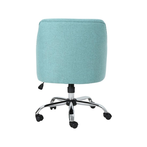 blue desk chairs with wheels