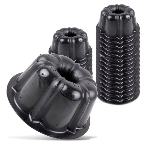 Silicone Mini Cake Pan for Baking Cakes, Cupcakes, Brownies, Desserts, and Other Creative Baking Projects (25-Pack)