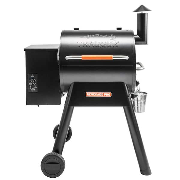Traeger Renegade Pro Wood Pellet Grill and Smoker in Black Home Depot