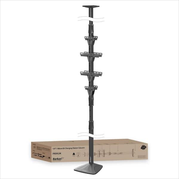 Barkan, Universal EV Charger Column, 137 in. Height, 5 Year Warranty, Weatherproof for Level 1 and Level 2 EV chargers